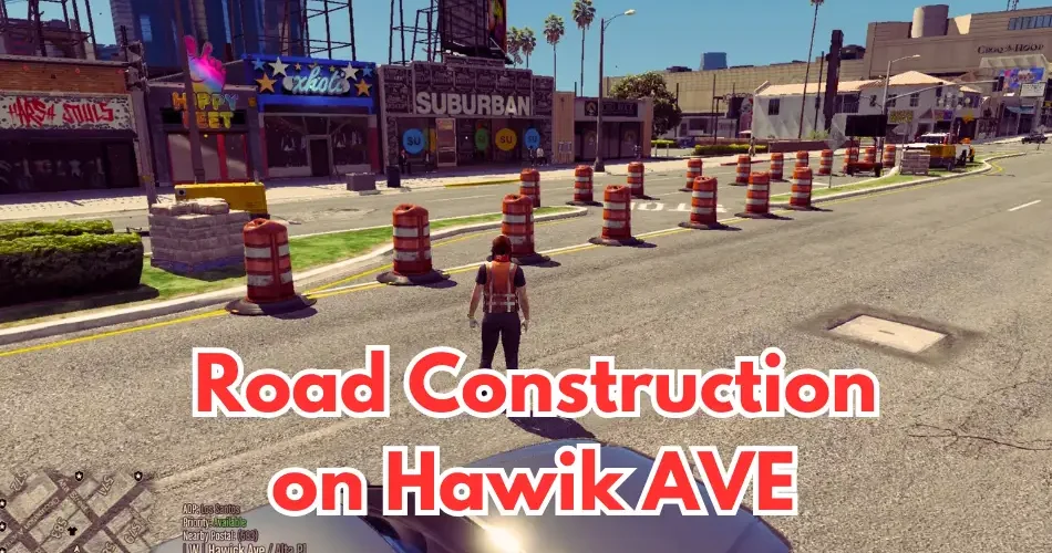 Road Construction on Hawik AVE